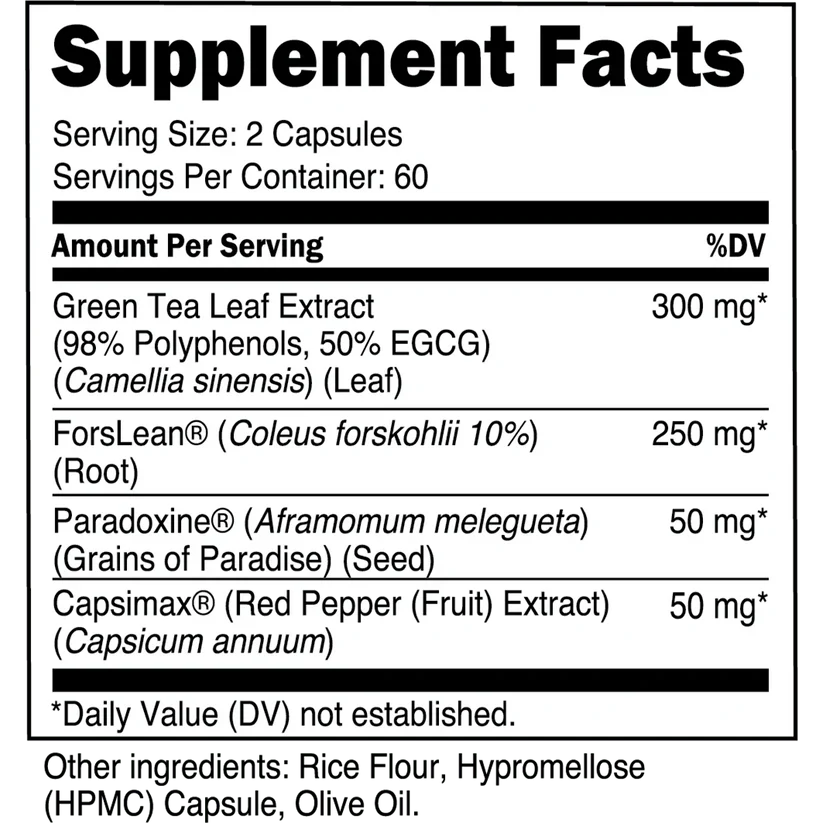 Transparent Labs Recomp - Stim Free Fat Burner