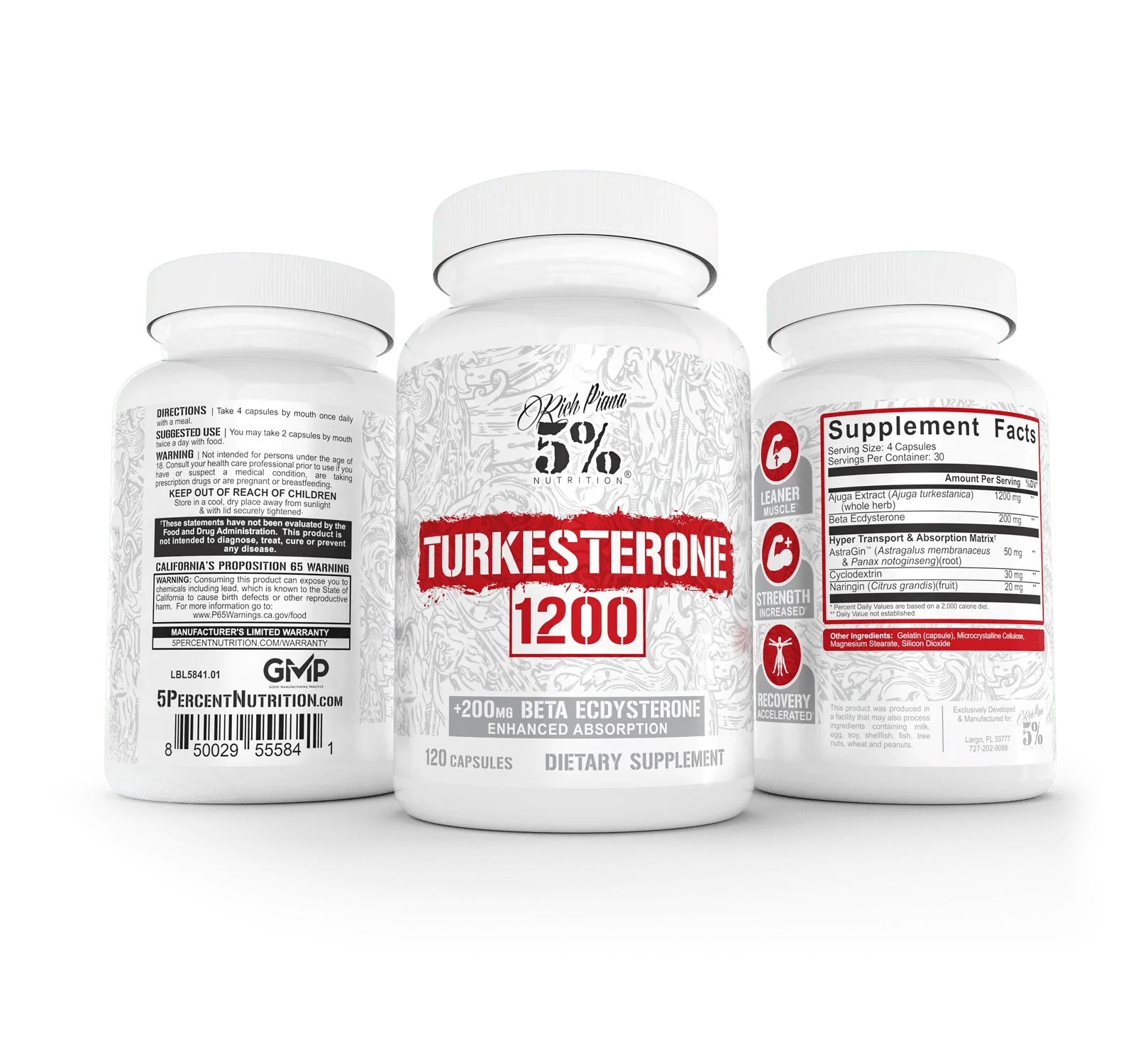 5% Nutrition Turkesterone 1200