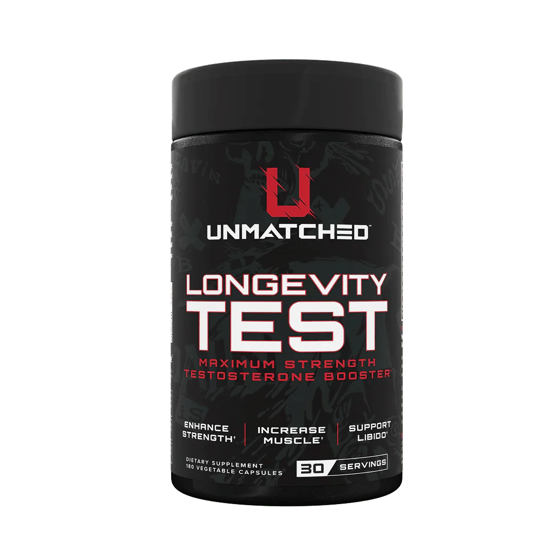 Unmatched Longevity Test Maximum Strength dietary supplement maximum strength testosterone booster 30 servings