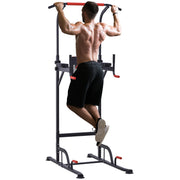 Power Tower Station with Dip Stand, Pull Up Bar Home Office Gym Training Workout Equipment-0