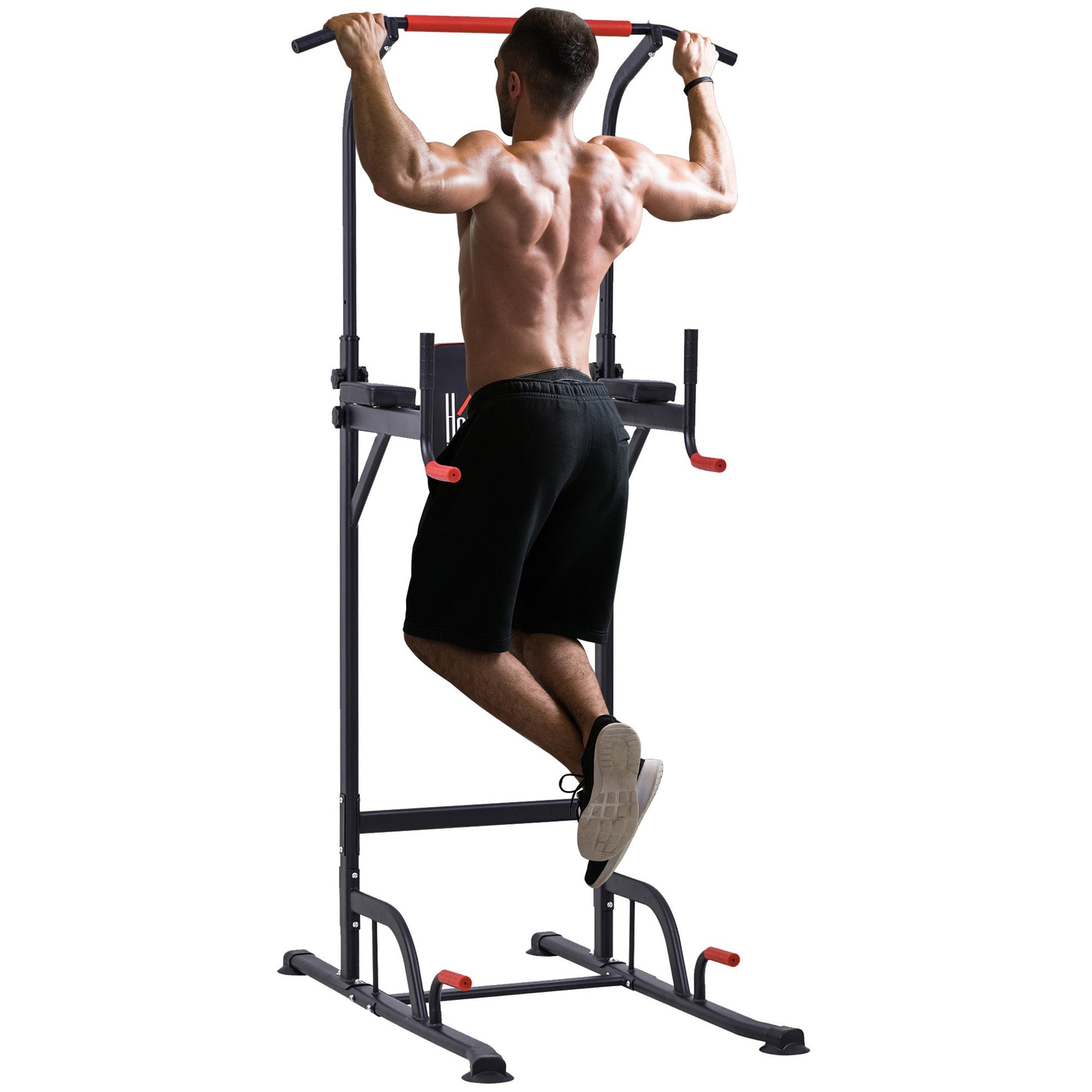 Power Tower Station with Dip Stand, Pull Up Bar Home Office Gym Training Workout Equipment-0