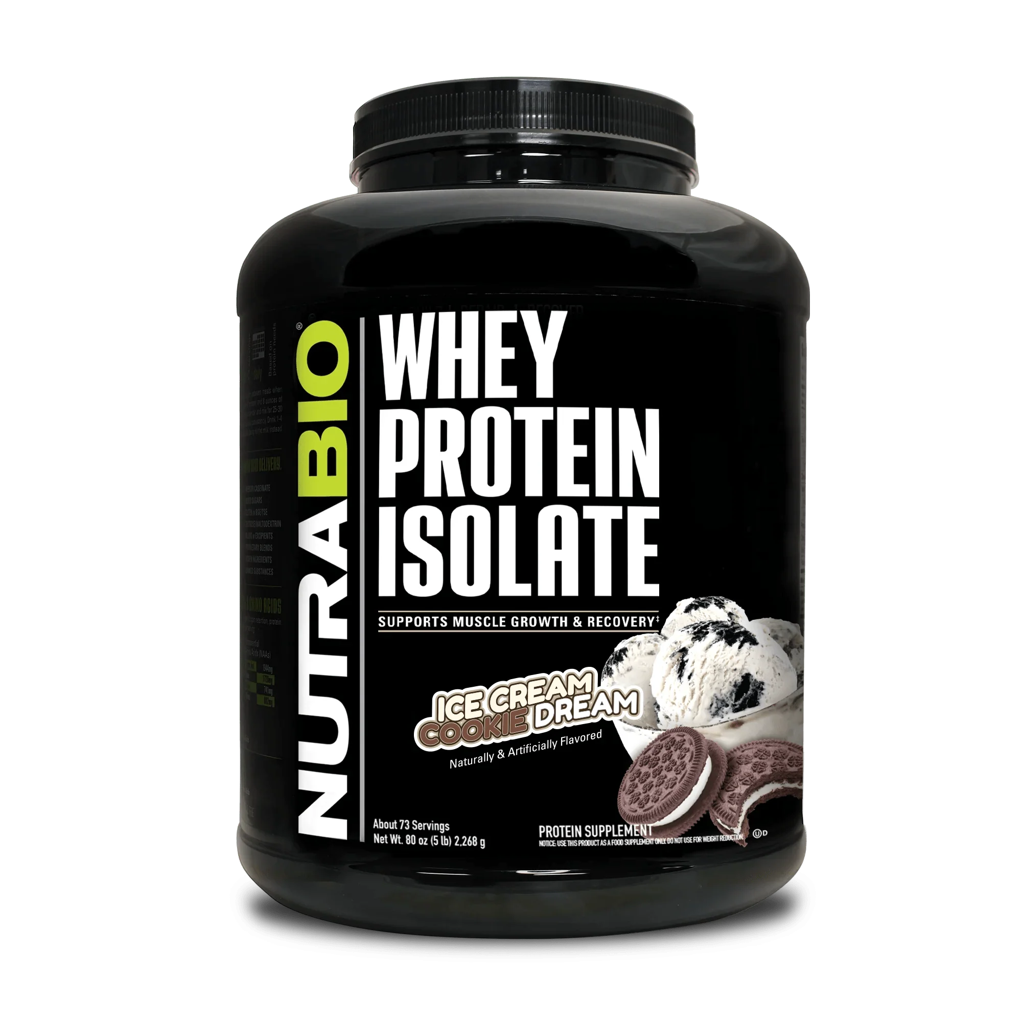 Nutrabio Whey Protein Isolate -5 Lbs