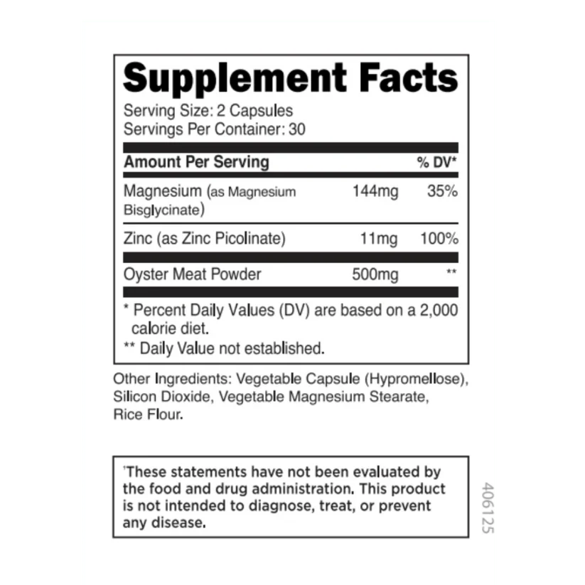 Transparent Labs ZMO -60 capsules